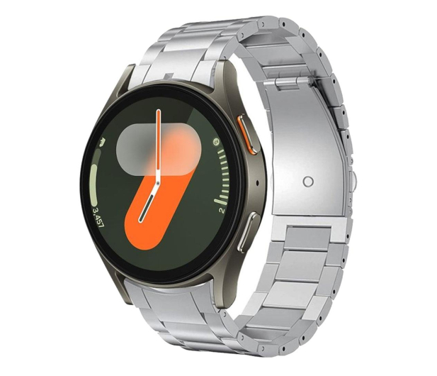 TECH-PROTECT Stainless do Galaxy Watch 4 / 5 / 5 Pro / 6 / 7 / FE Silver - 1290132 - zdjęcie